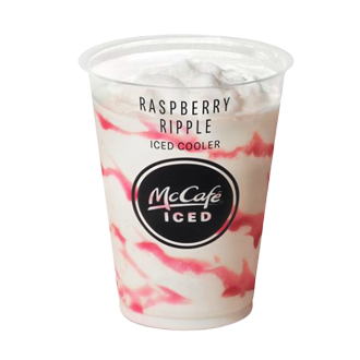 Raspberry Ripple Iced Cooler at McDonald’s